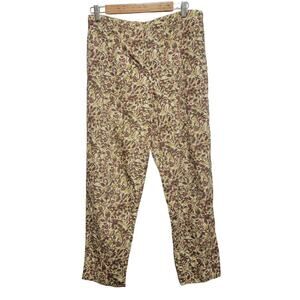 J Crew Patterned Flat Front Casual Pants